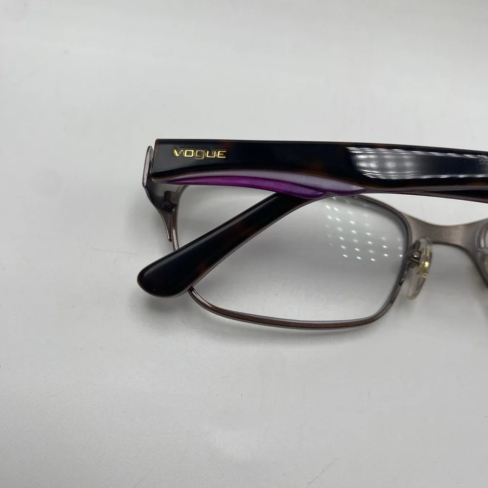 Vogue Eyeglasses FRAMES ONLY VO3918 Cat Eye 52-17-135 Black Purple 246